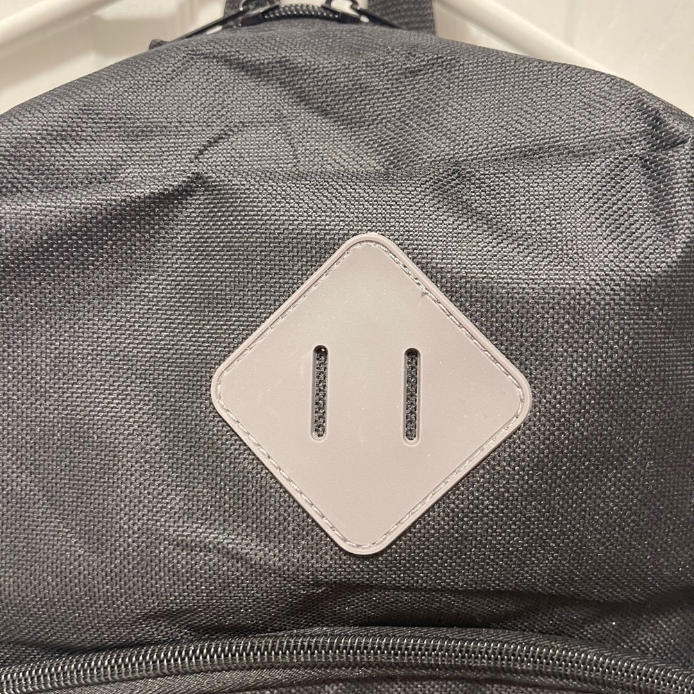 Black Reflective Backpack - Picture 3 of 9